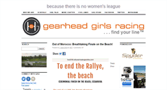 Desktop Screenshot of gearheadgirlsracing.com